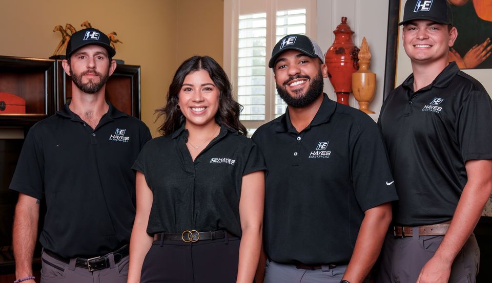 The Hayes Electrical team